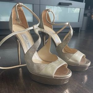 JIMMY CHOO VICTOR PLATFORM SANDAL SIZE 11